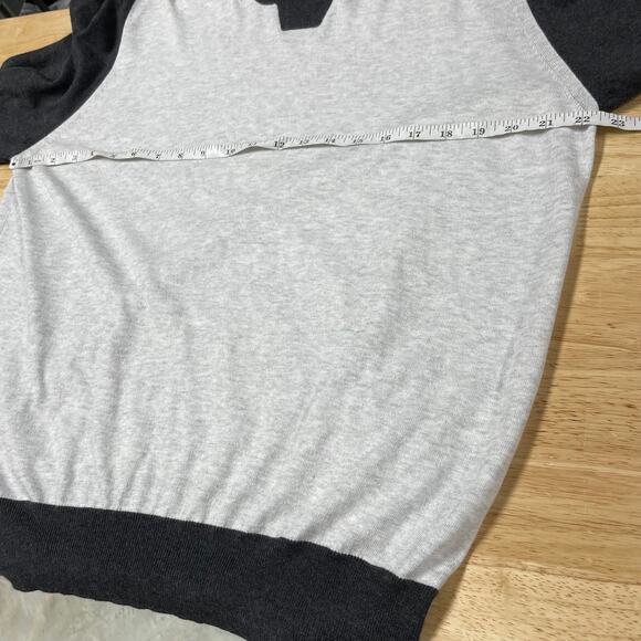 Canali Black Edition NWOT Men's Gray Black Long Sleeve Sweater Size 54 US XL - Picture 5 of 8